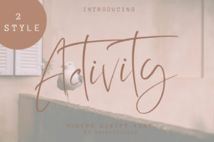 Activity Typeface: Bold Handwritten Style for Branding