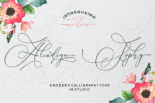 Alindiya Sophy: A Script Font for Digital Elegance