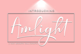 Amlight Typeface: A Script Font for Editorial Charm