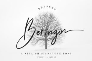 Beringin: A Handwritten Typeface for Elegant Editorial Design