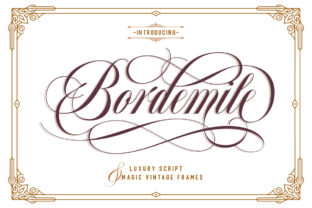 Bordemile Typeface: A Luxury Script for Branding