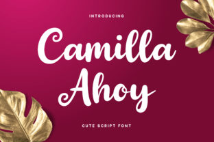 Camilla Ahoy: A Handwritten Font for Modern Web Design
