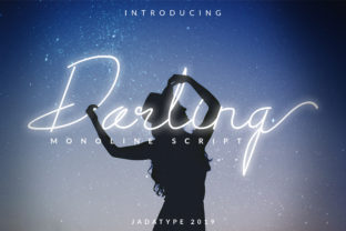 Darling Font: A Bold Handwritten Typeface for Branding