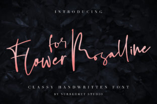 Flower for Rosalline: A Script Font for Branding