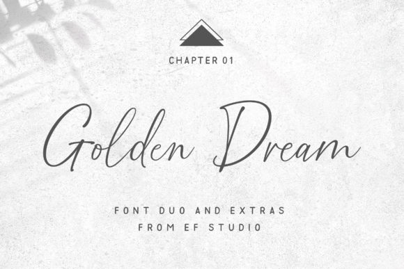 Golden Dream Duo Typeface for Web Design