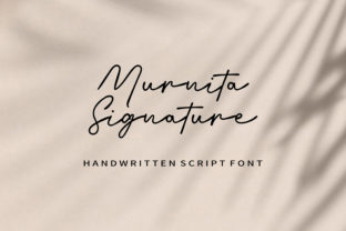 Murnita Signature: A Refined Script Typeface for Editorial Design