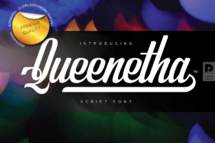 Queenetha Font: A Handwritten Typeface for Branding