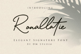 Ronallatie: The Handwritten Font for Modern Brands