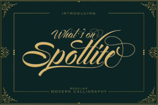 Spotlite: A Bold Script Font for Editorial Design