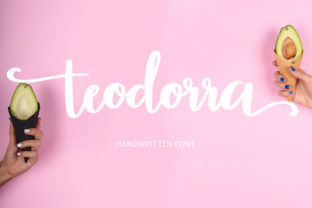 Teodorra: A Sweet Handwritten Font for Editorial Design