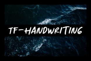 TF Handwriting: The Perfect Ballpoint Font for Crafters