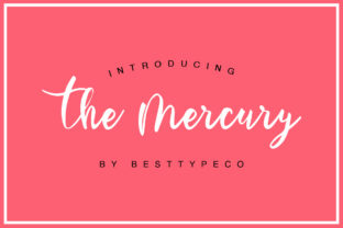 The Mercury: A Handwritten Font for Modern Web Design