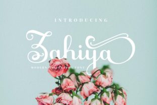 Zahiya: A Charming Script Font for Web Design